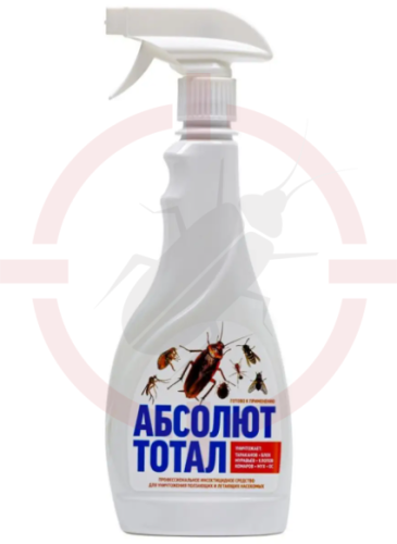 Абсолют тотал - спрей от насекомых, тараканов, 400 мл.