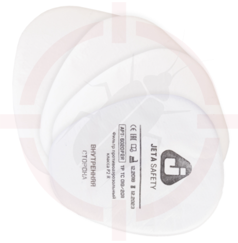 Jeta Safety 6020 - предфильтр для защиты от пыли и аэрозолей Р2 (4шт./упак)