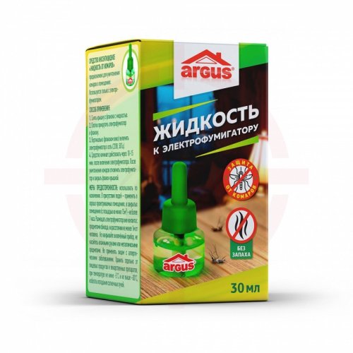 Аргус - жидкость от комаров, без запаха., 30 мл.