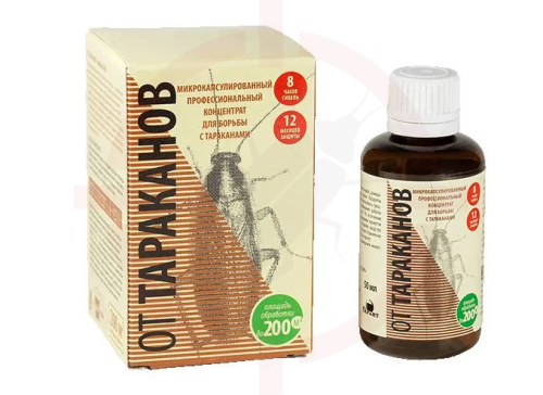 От тараканов - инсектицид, микрокапсулированный концентрат, 50 мл.