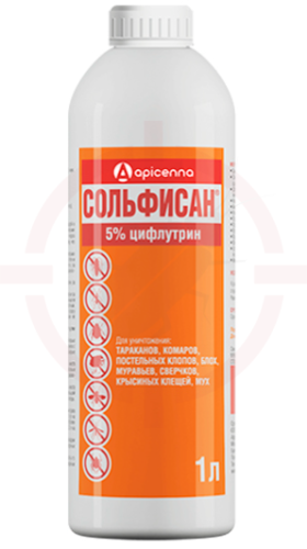 Сольфисан, концентрат эмульсии, 5%., средство против насекомых, 1 л.