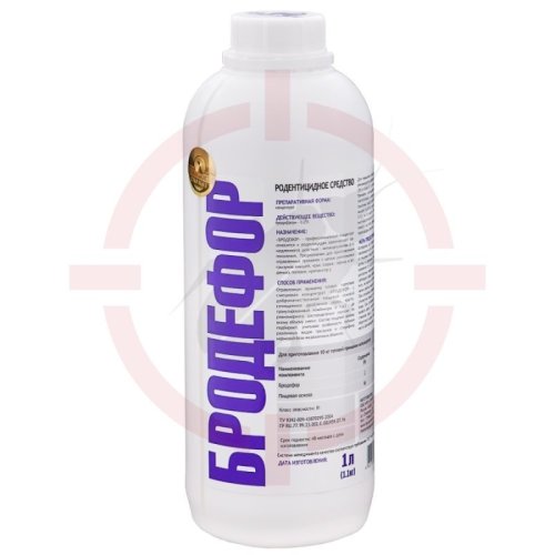 Бродефор - родентицид, концентрат эмульсии, 1 л.