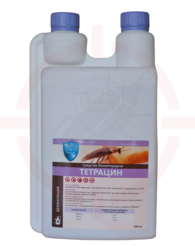 Тетрацин - инсектицид от клопов, тараканов, концентрат эмульсии, 1 л.