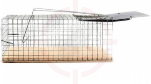 Крысоловка-клетка с деревянным основанием