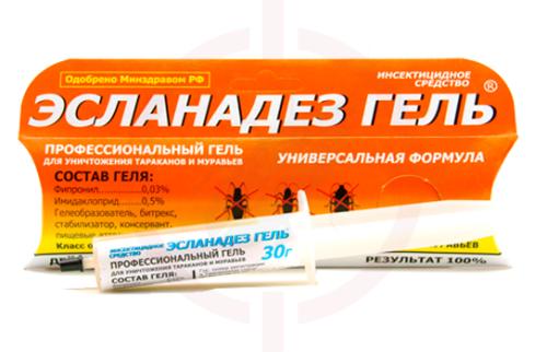 Эсланадез - гель от тараканов и муравьев