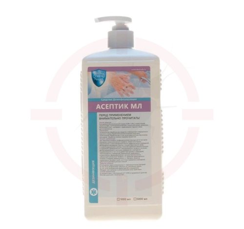 Асептик МЛ - антисептик для рук, 1 л.
