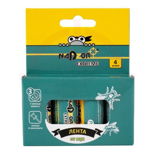 Nadzor Extreme - лента от мух 4шт. в упаковке