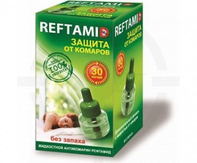 Рефтамид, 30н, б/запаха - жидкость для фумигатора, от комаров
