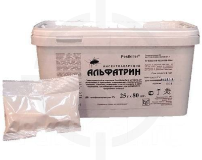 Альфатрин - инсектицид, смачивающийся порошок