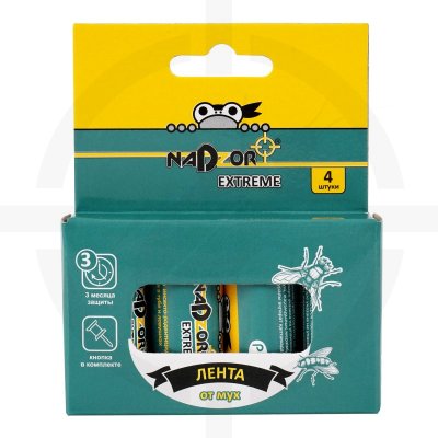 Nadzor Extreme - лента от мух 4шт. в упаковке